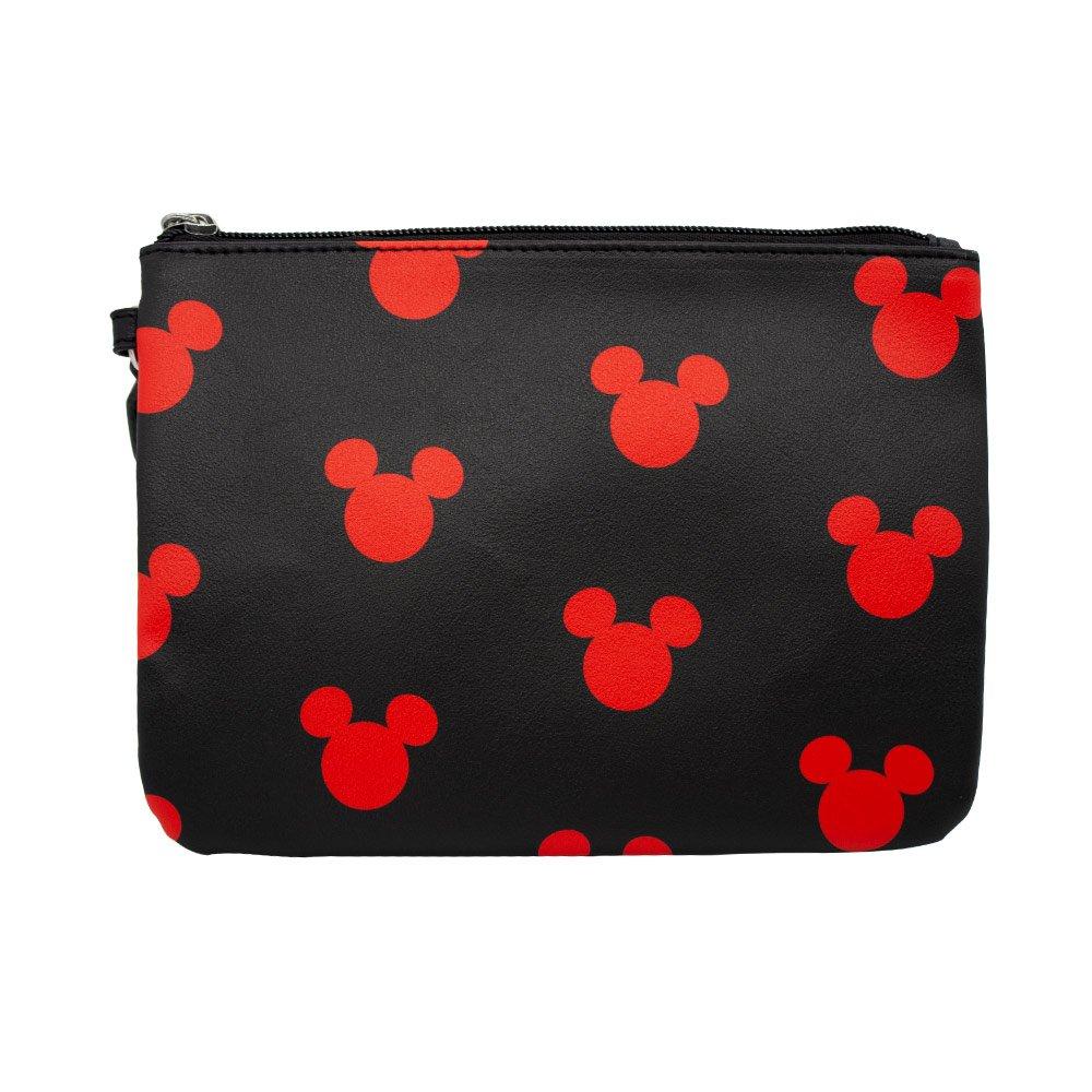 Buckle-Down Disney Mickey Mouse Polyurethane Wallet Single Pocket Wristlet