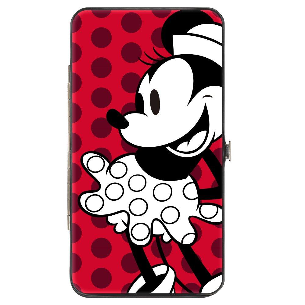 Buckle-Down Disney Minnie Mouse Smiling Pose Polyurethane Hinged Wallet