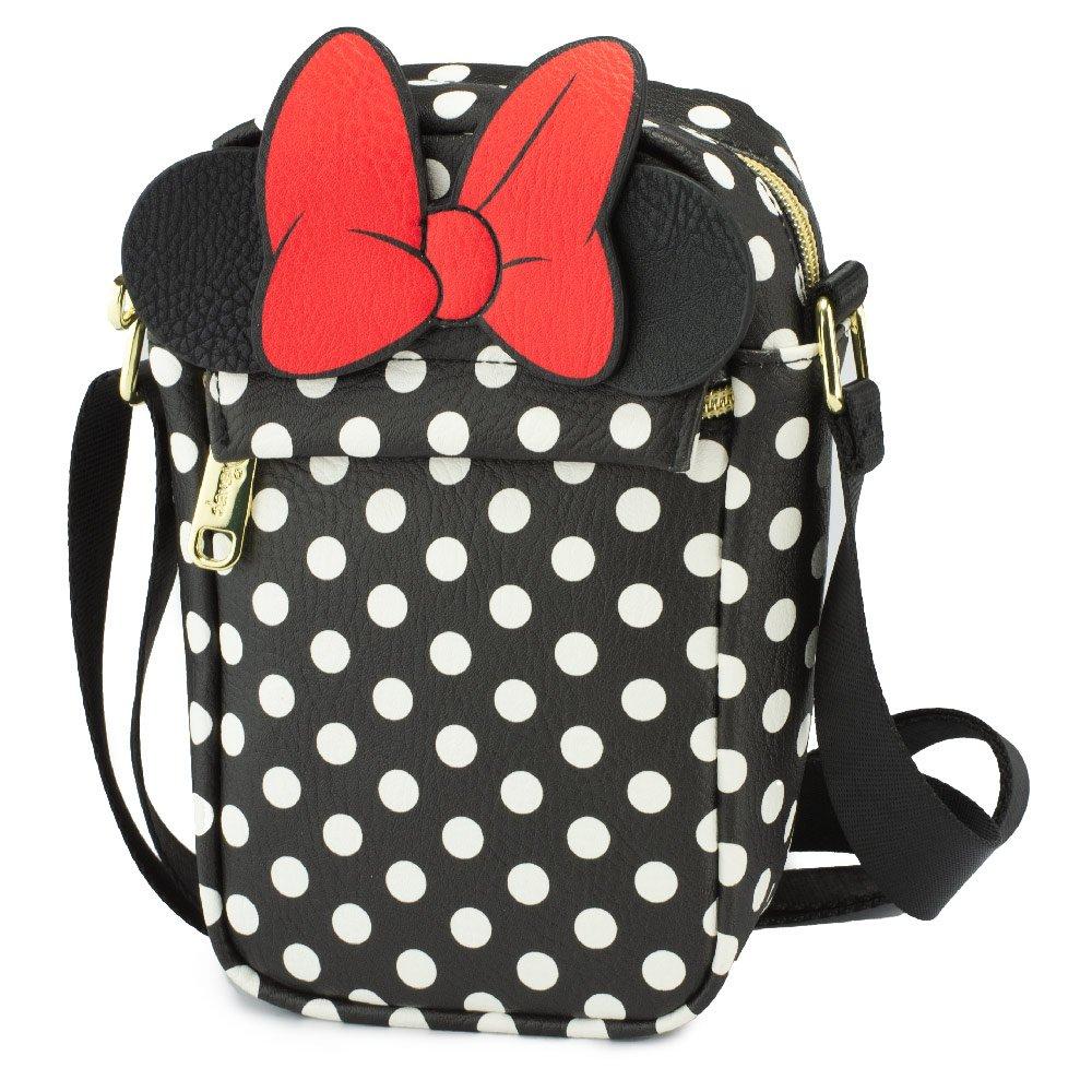 Buckle-Down Disney Minnie Mouse Vegan Leather Cross Body Bag