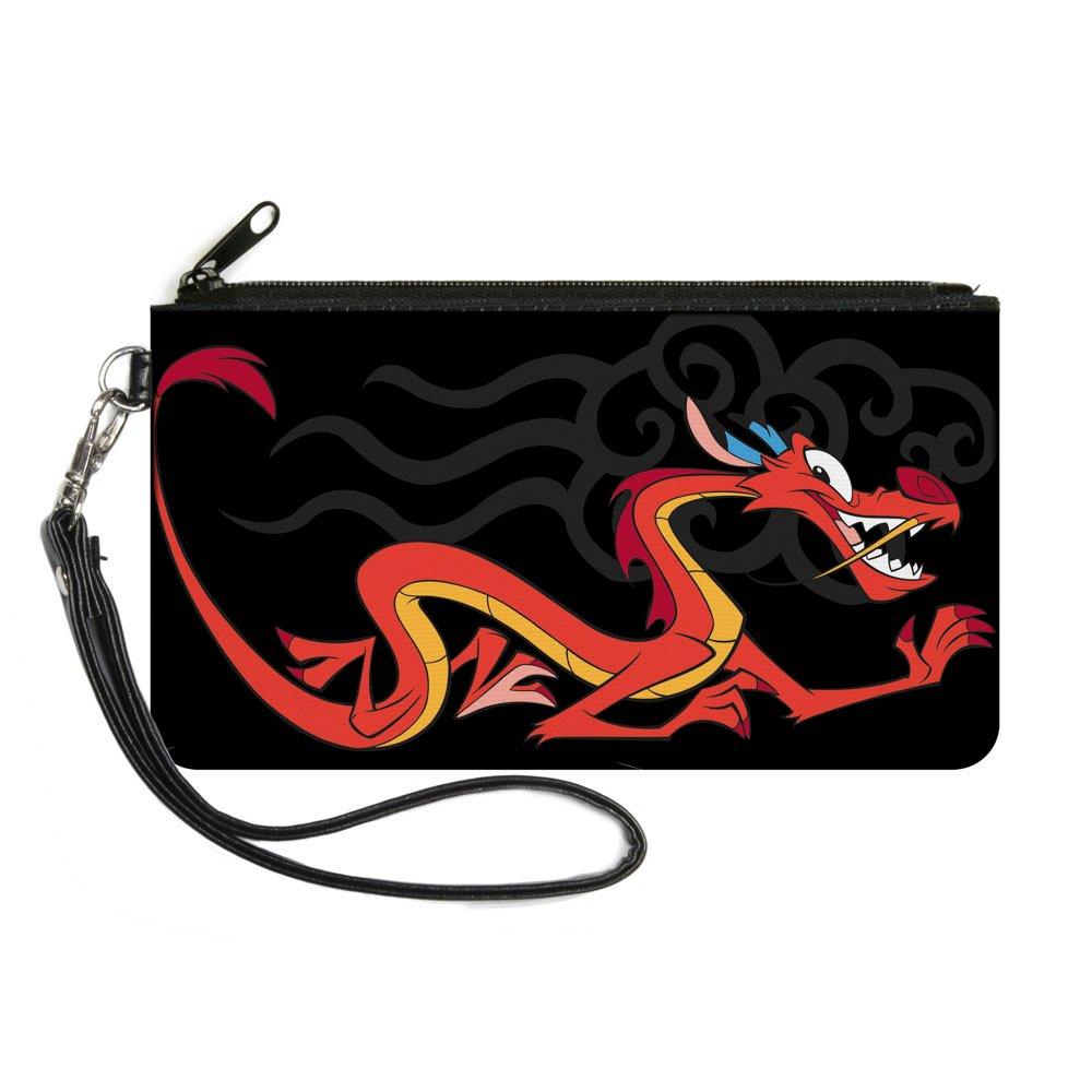 Buckle-Down Disney Mulan Mushu Dragon Pose Zip Clutch Wallet
