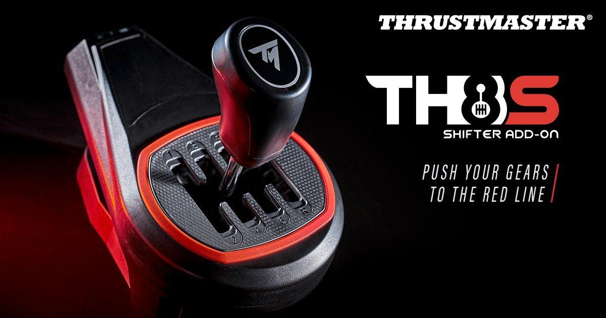 Thrustmaster TH8S Shifter Add-On 8-Gear Shifter for Racing
