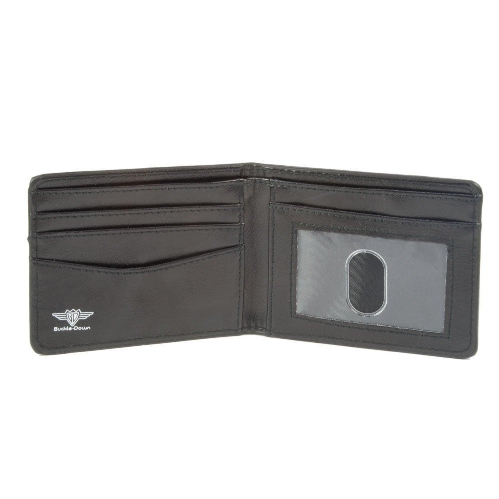 Small Leather Bifold Logo Wallet