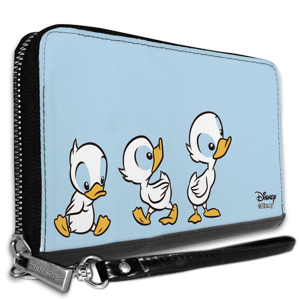 Buckle-Down Disney Lilo and Stitch Ducklings Pose Baby Blue Vegan Leather  Zip Around Wallet | GameStop