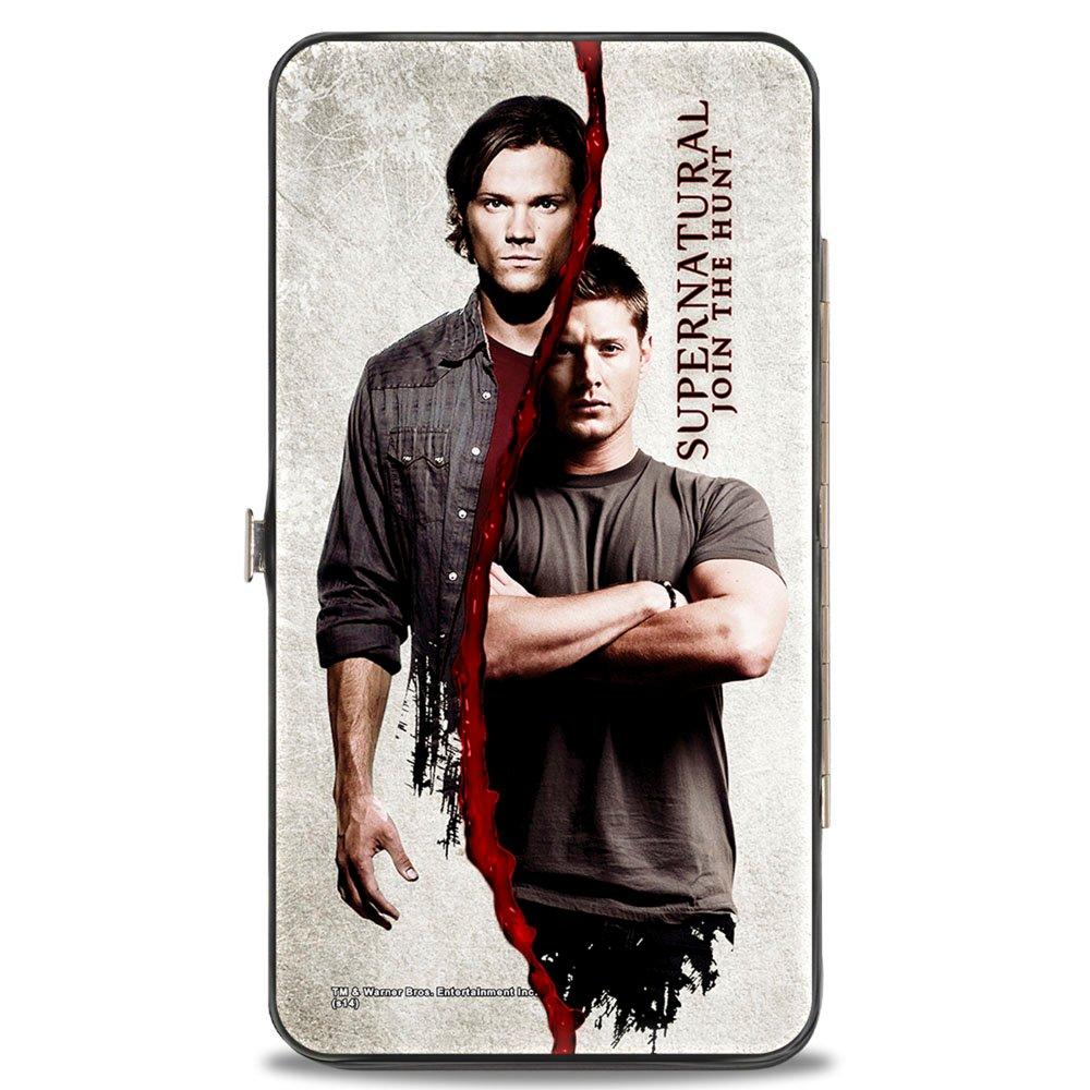 Buckle-Down Supernatural Winchster Brothers Divided Vegan Leather Hinged Wallet