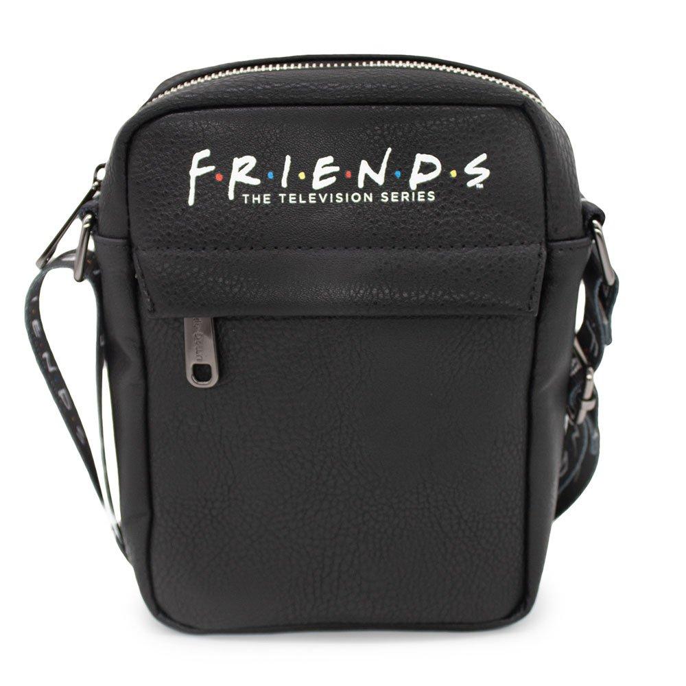 Buckle-Down Friends Logo Vegan Leather Cross Body Bag