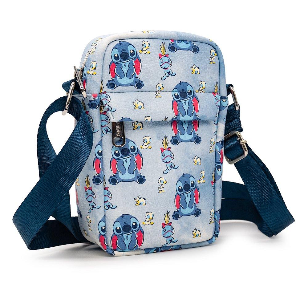 Cerda group Borsa A Tracolla Faux Leather Disney Stitch Blu