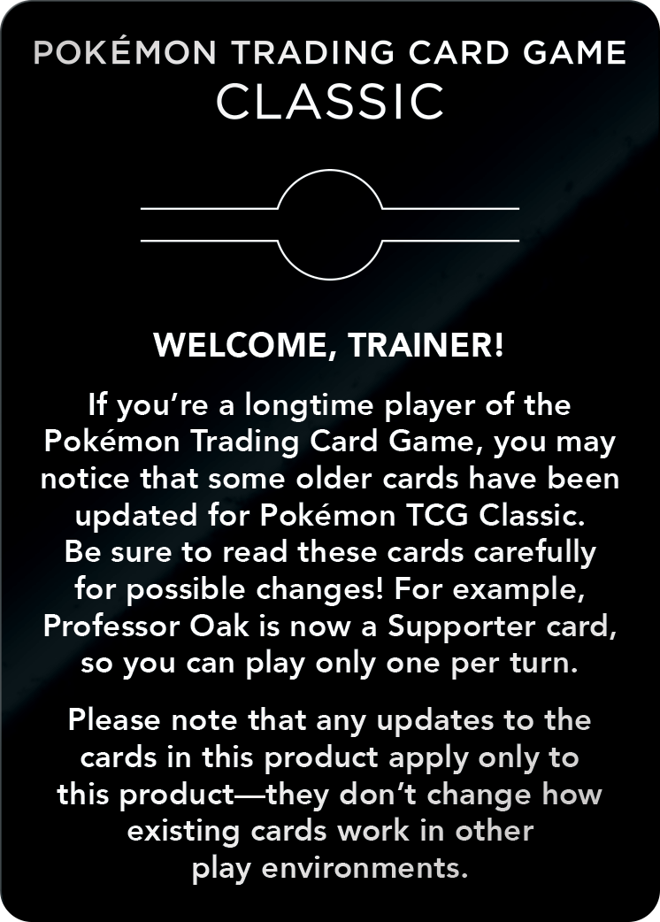 POKEMON Trading Card Game Classic - JPL Sports Cards and Collectibles