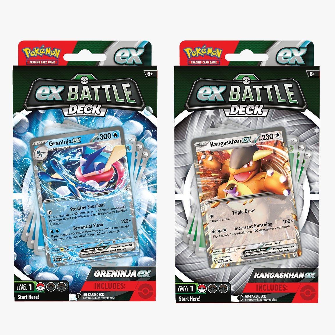 Pokemon Trading Card Game: Kangaskhan ex or Greninja ex Battle Deck (Styles  May Vary)