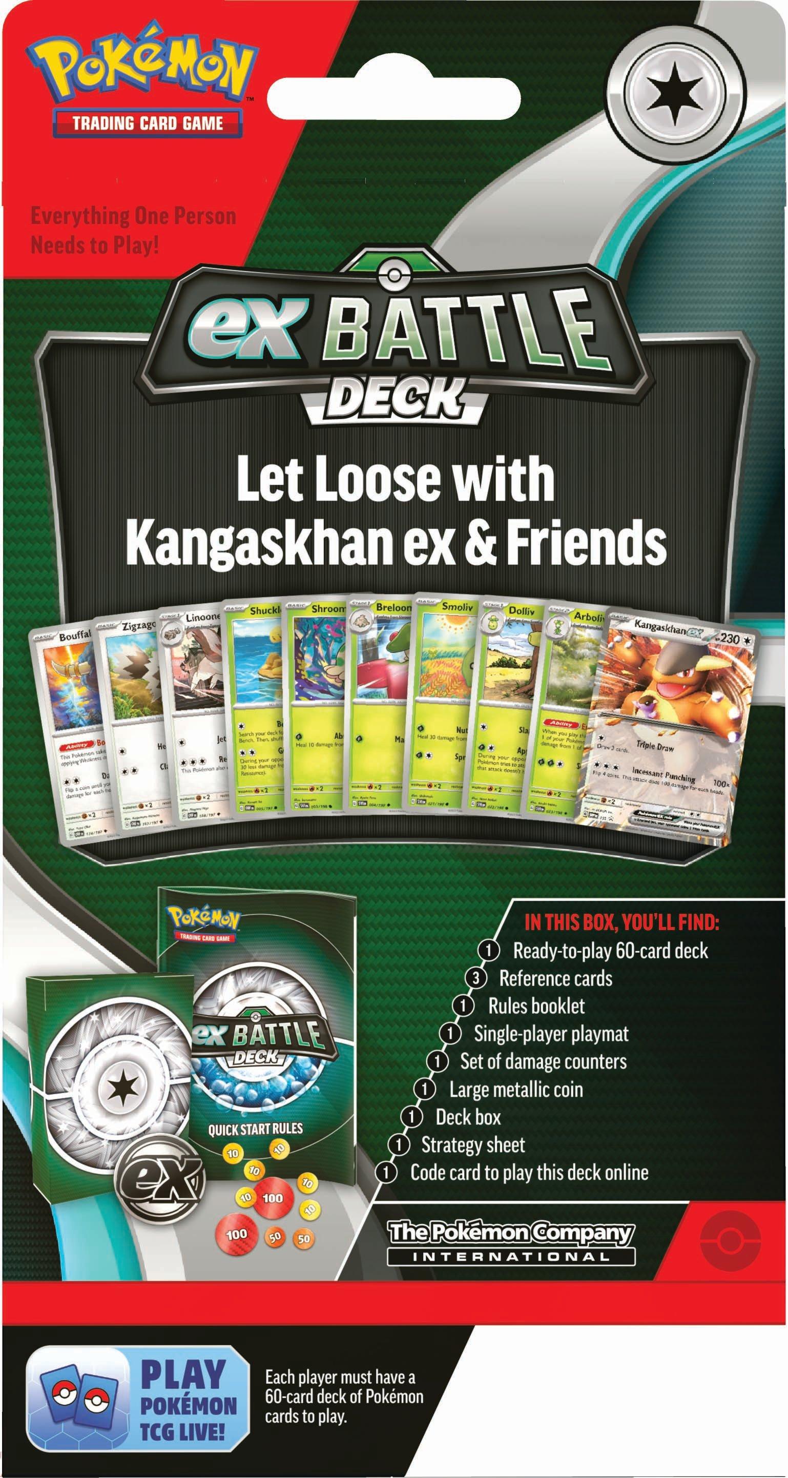 Pokémon TCG: Battle Decks: Kangaskhan ex and Greninja ex – Zulus Games