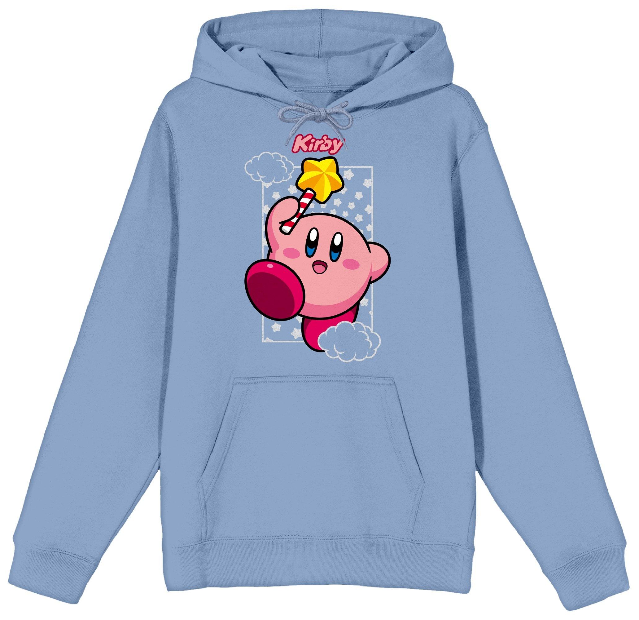 Blue hot sale hooded sweatshirt