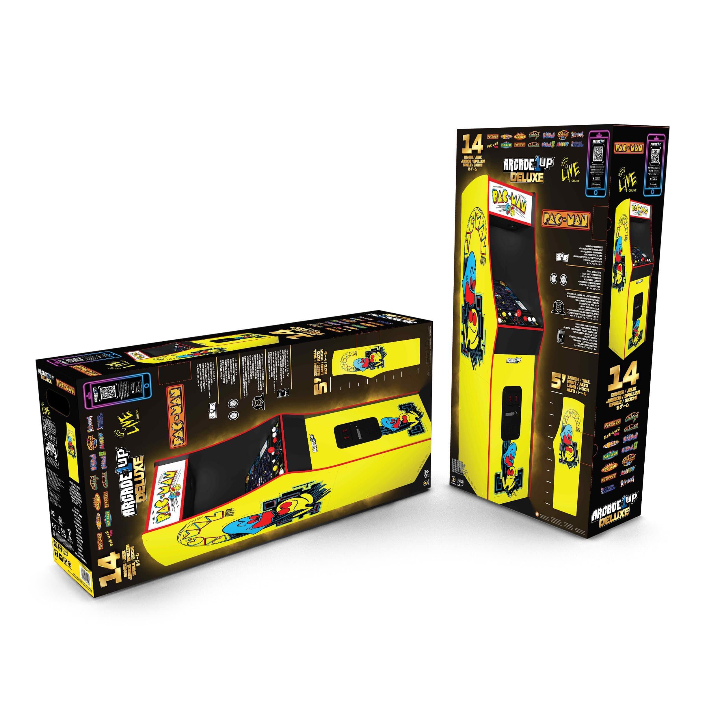 Arcade1UP Pac-Man Deluxe Arcade Machine 14-in-1 Games | GameStop