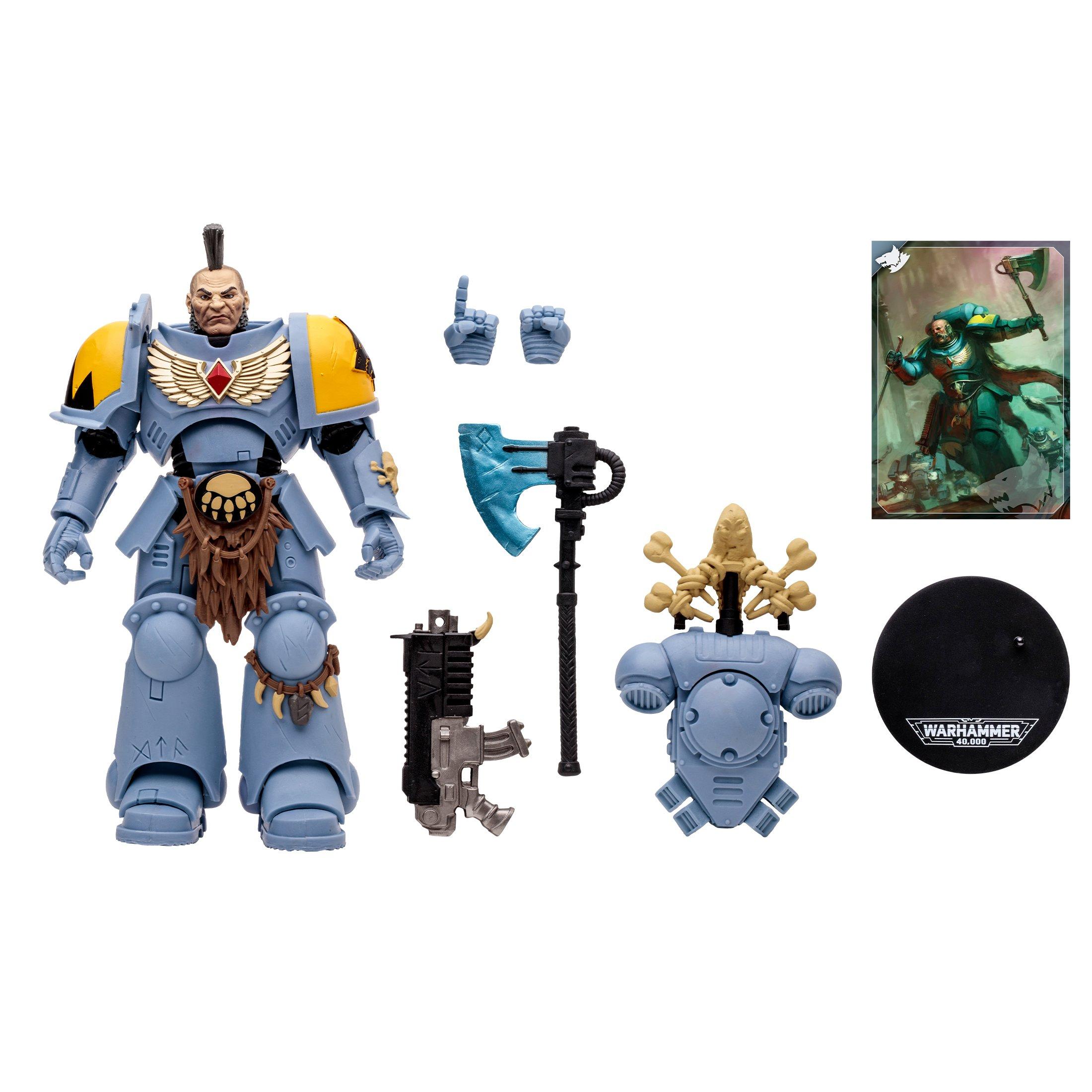 McFarlane Toys Warhammer 40000 Space Wolves Wolf Guard 7-in Action Figure