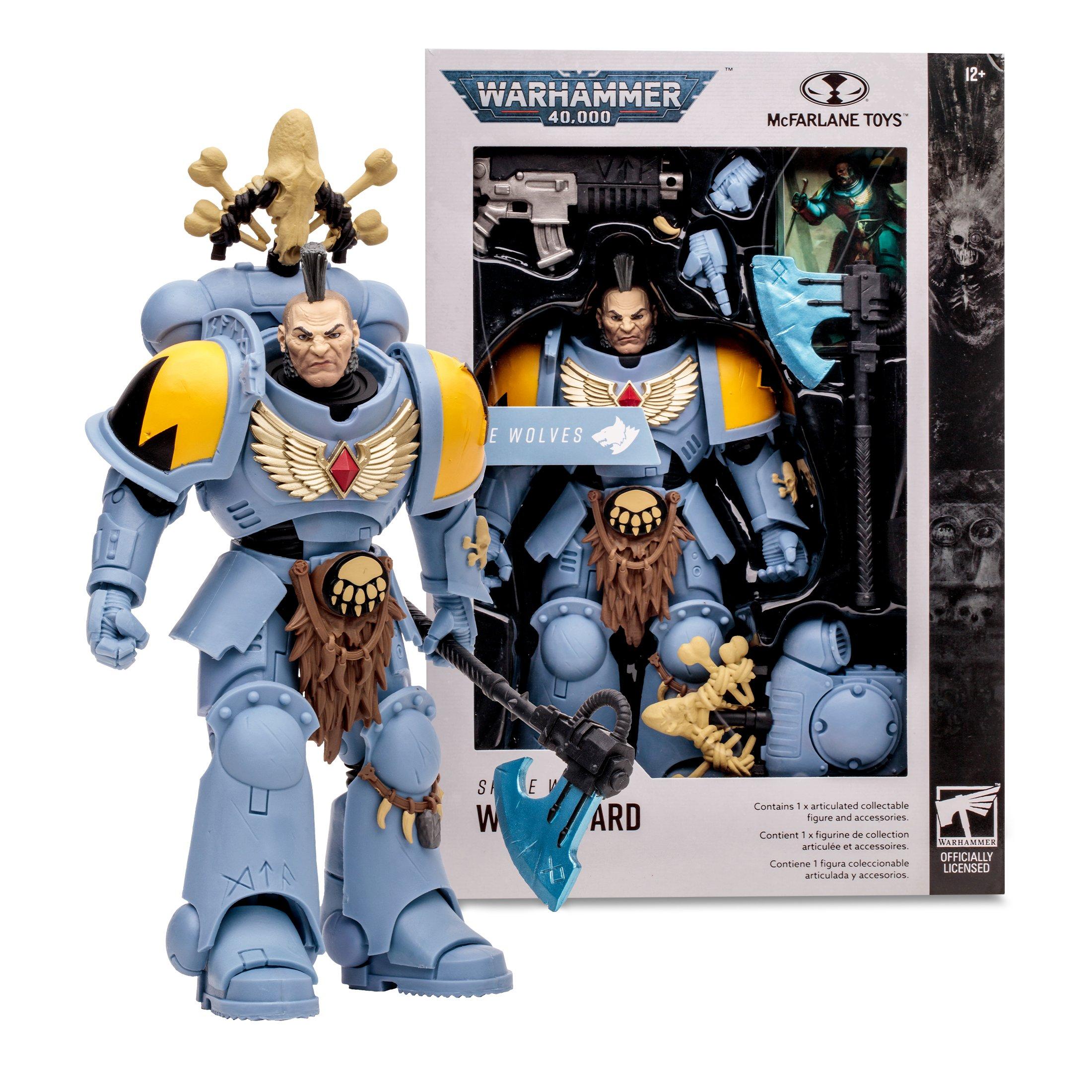 McFarlane Toys Warhammer 40000 Space Wolves Wolf Guard 7-in Action Figure