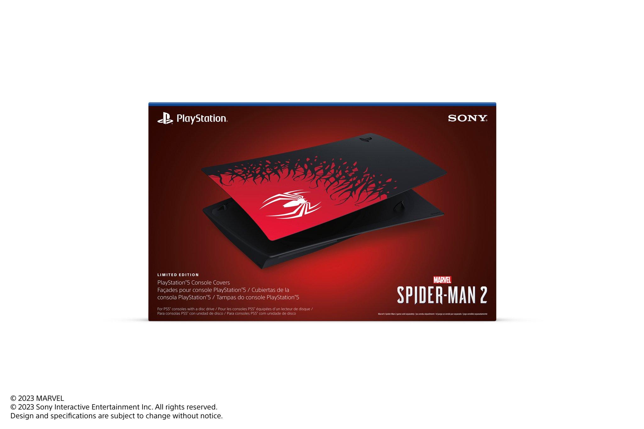 Sony PlayStation 5 Console Covers Marvel's Spider-Man 2 Limited Edition  Disc Version