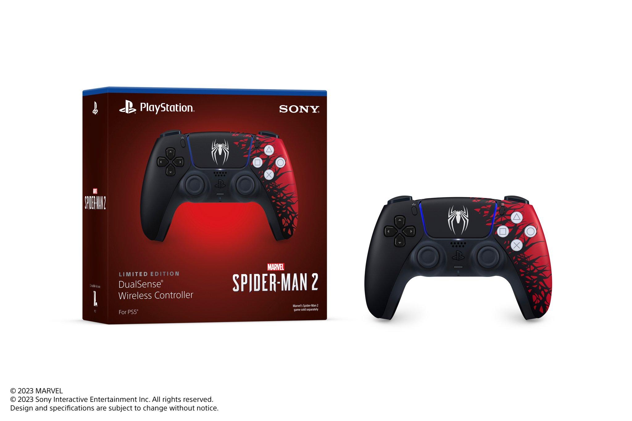 Marvel SpiderMan 2 PS5 Controller Skin