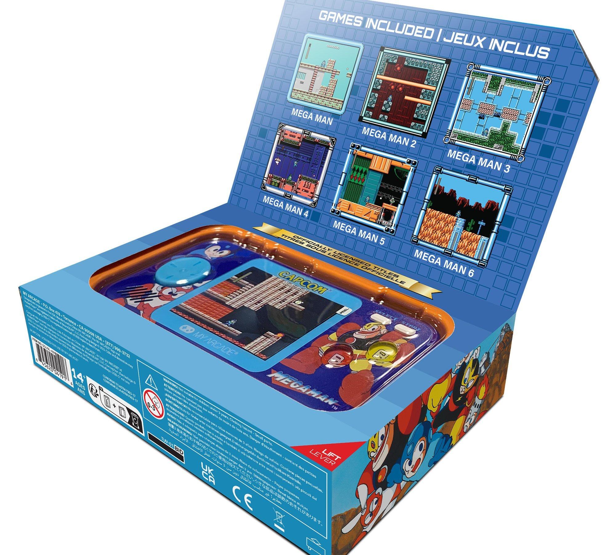 My Arcade MEGA MAN Pocket Player PRO Handheld Portable Video Game System