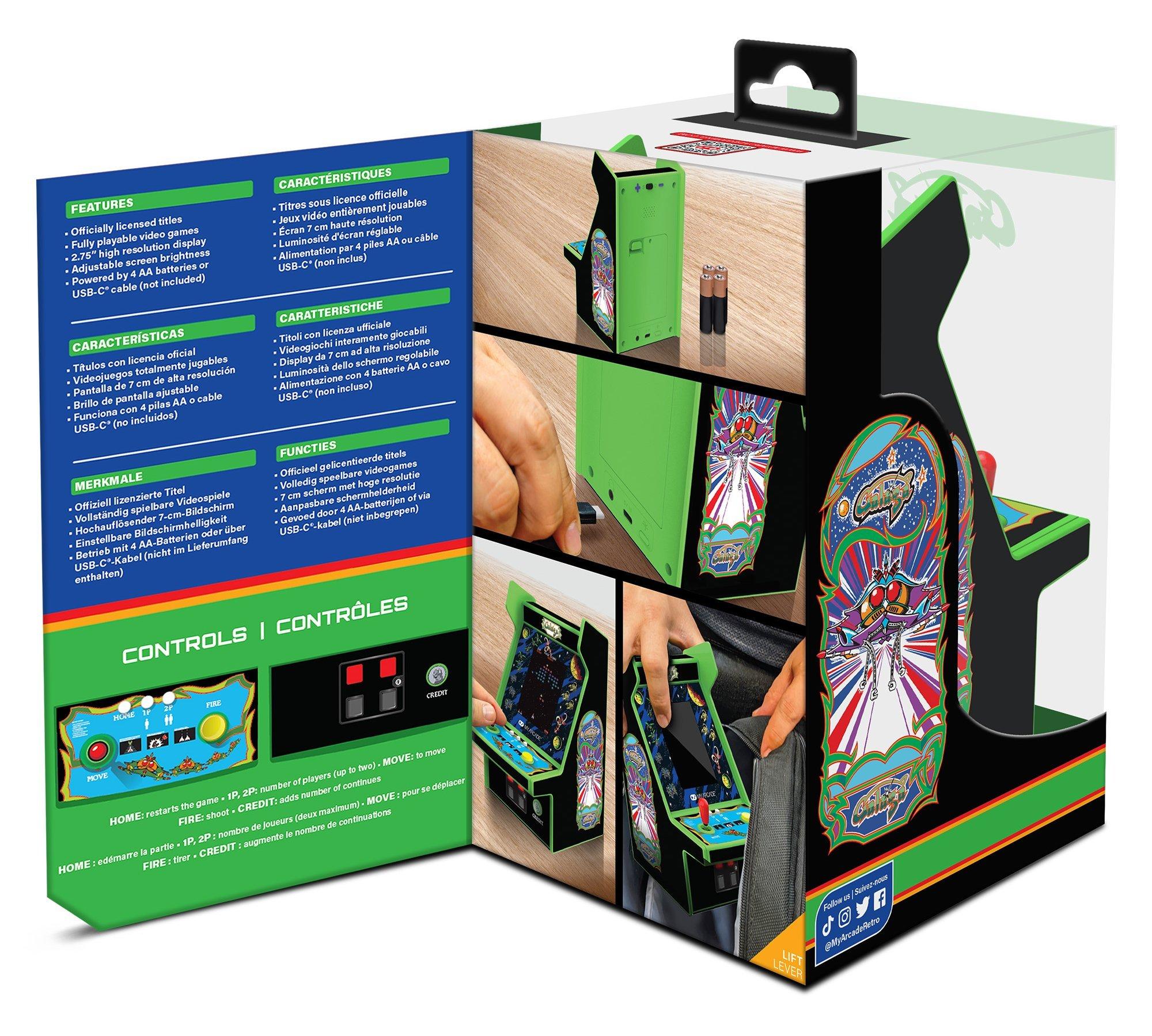 My Arcade Galaga Micro Player PRO Mini Arcade Machine