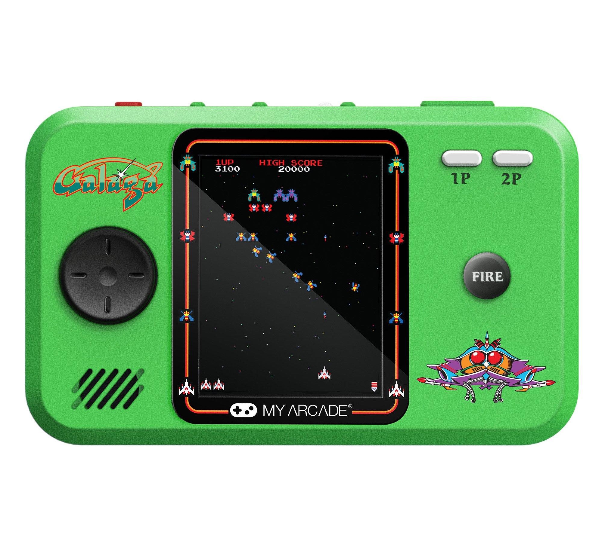 My Arcade Galaga Pocket Player PRO Handheld Portable Video Game System