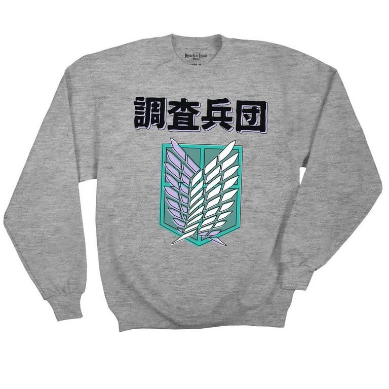 Attack on Titan Scout Crew Fleece Unisex Long Sleeve Sweatshirt