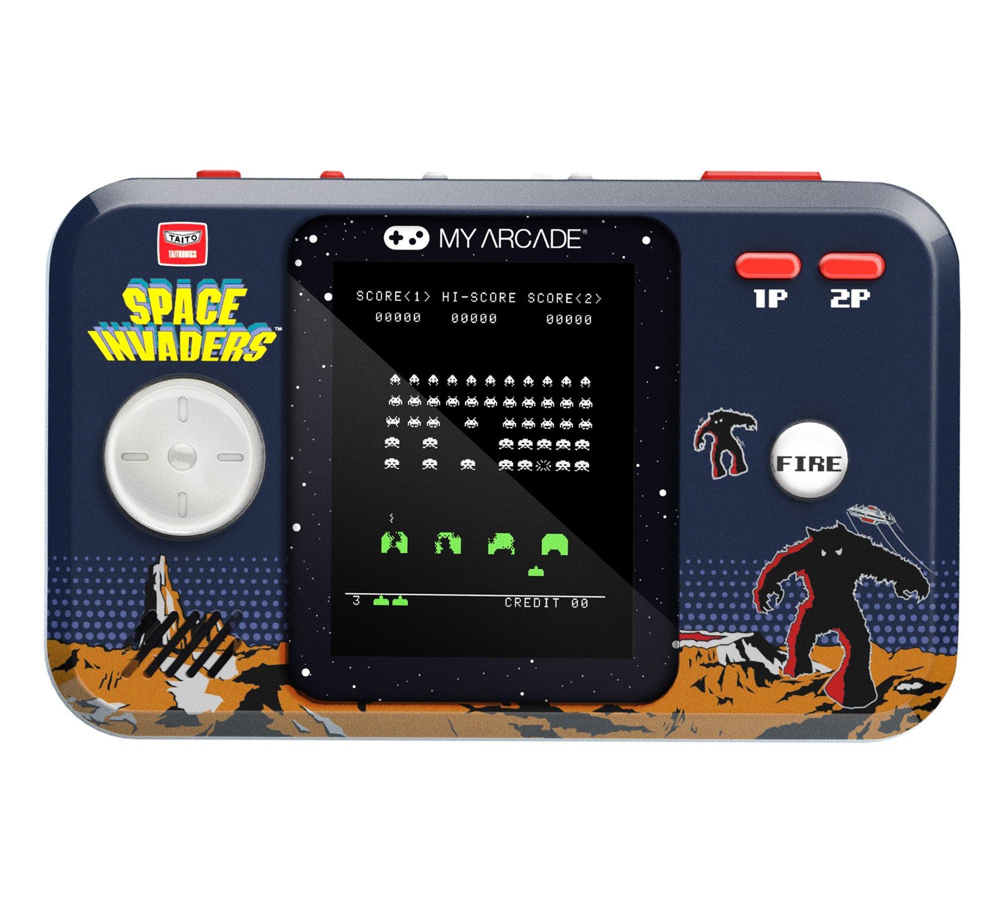 My Arcade SPACE INVADERS Pocket Player PRO Handheld Portable Video Game System