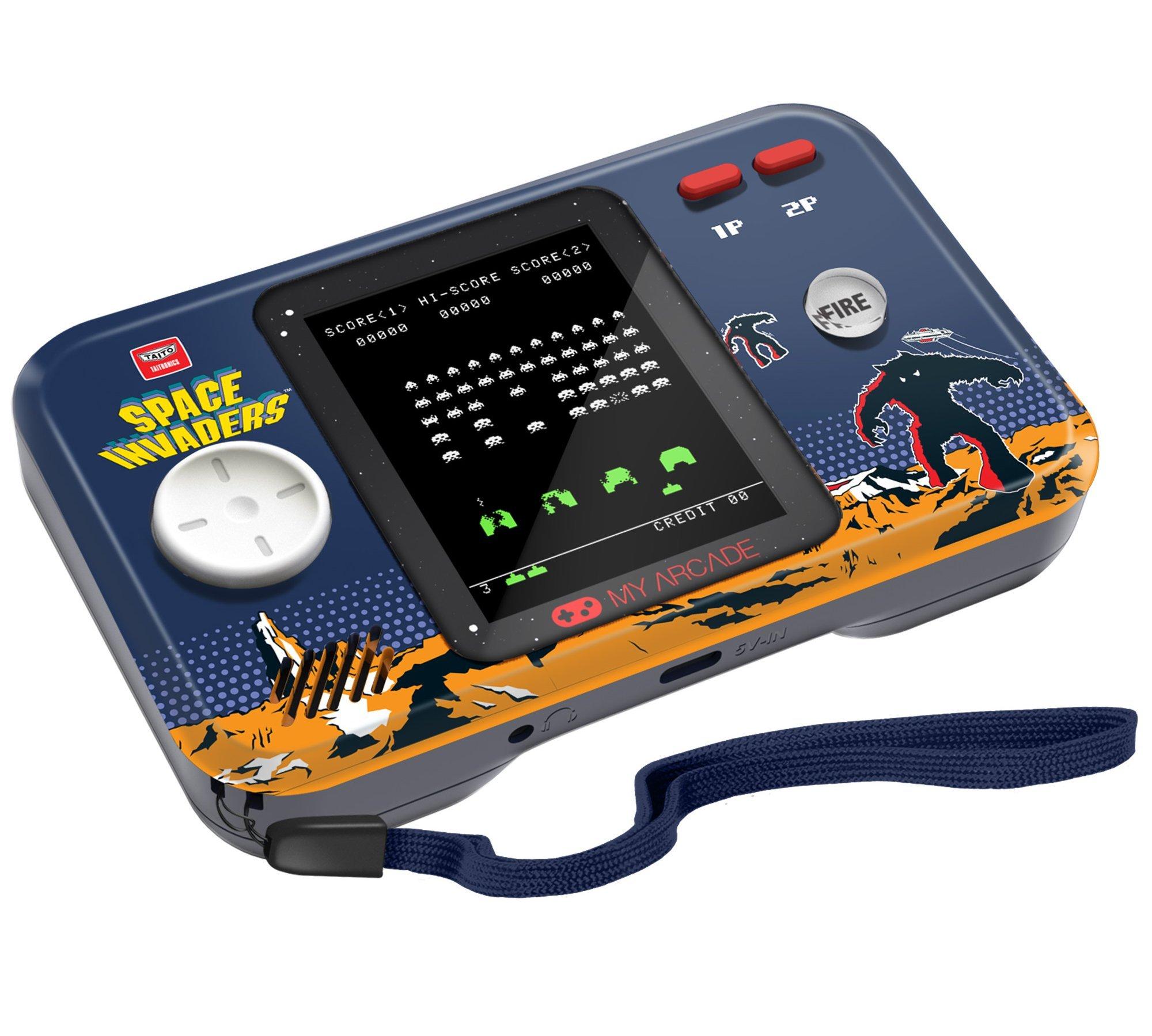 My Arcade SPACE INVADERS Pocket Player PRO Handheld Portable Video Game System