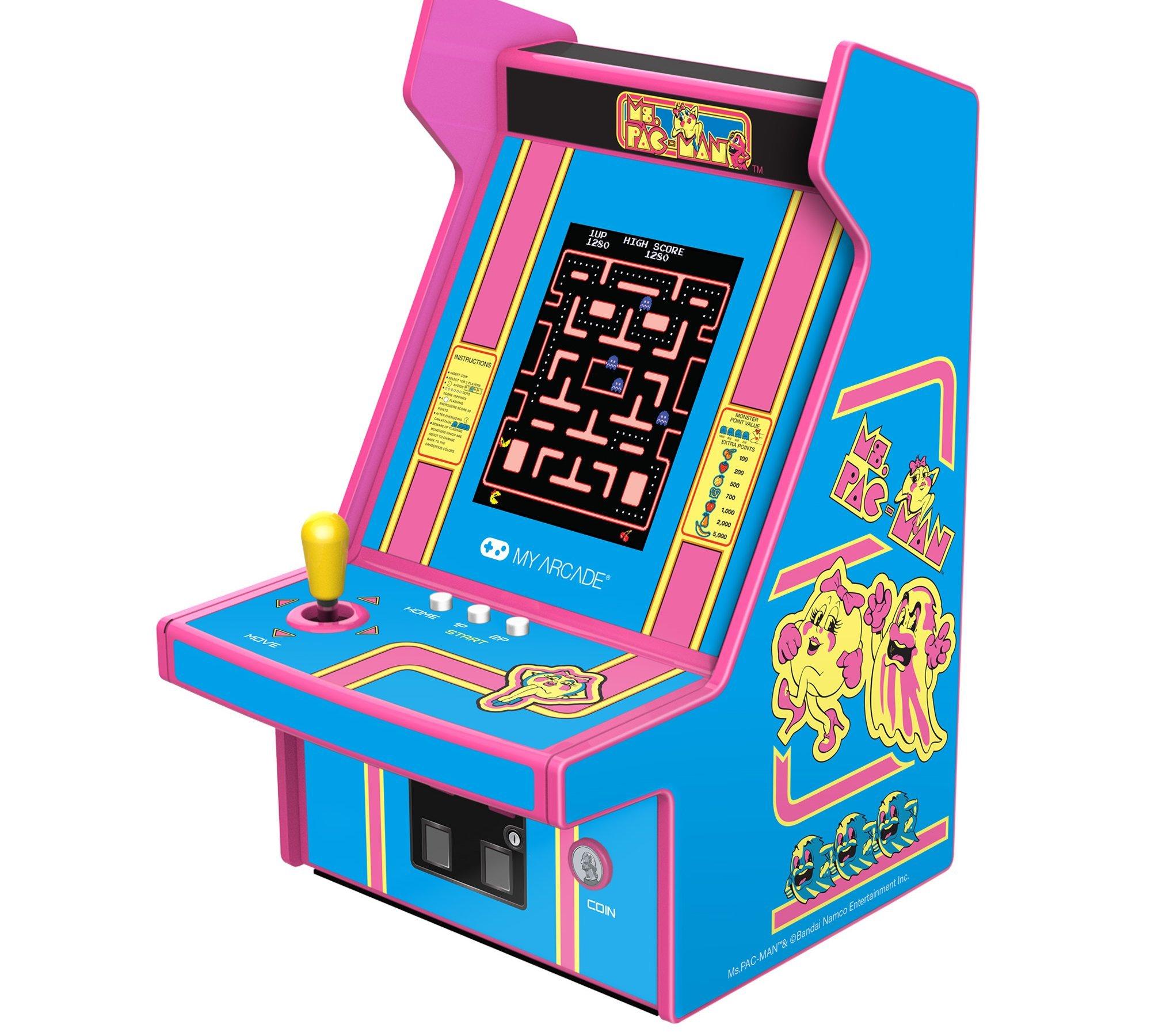 My Arcade MS. PAC-MAN Micro Player PRO Mini Arcade Machine | GameStop