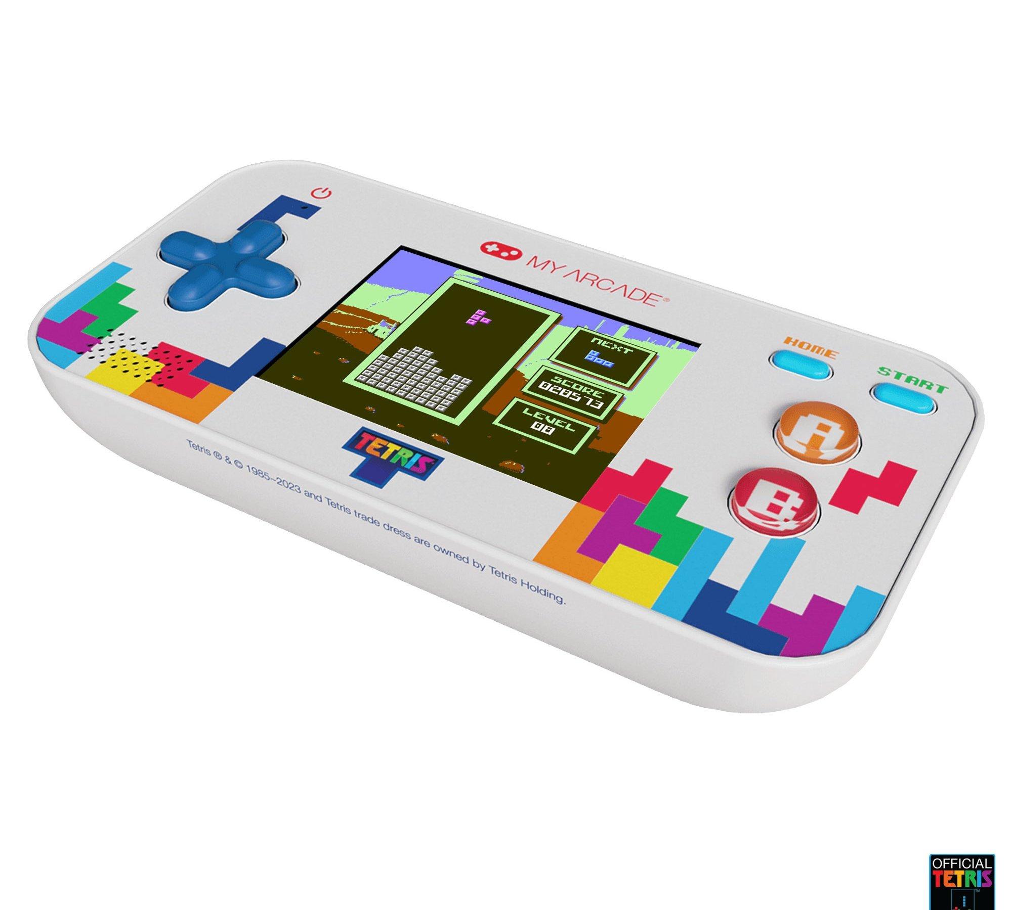 Handheld Game Console with Classical Retro Games Tetris Mario