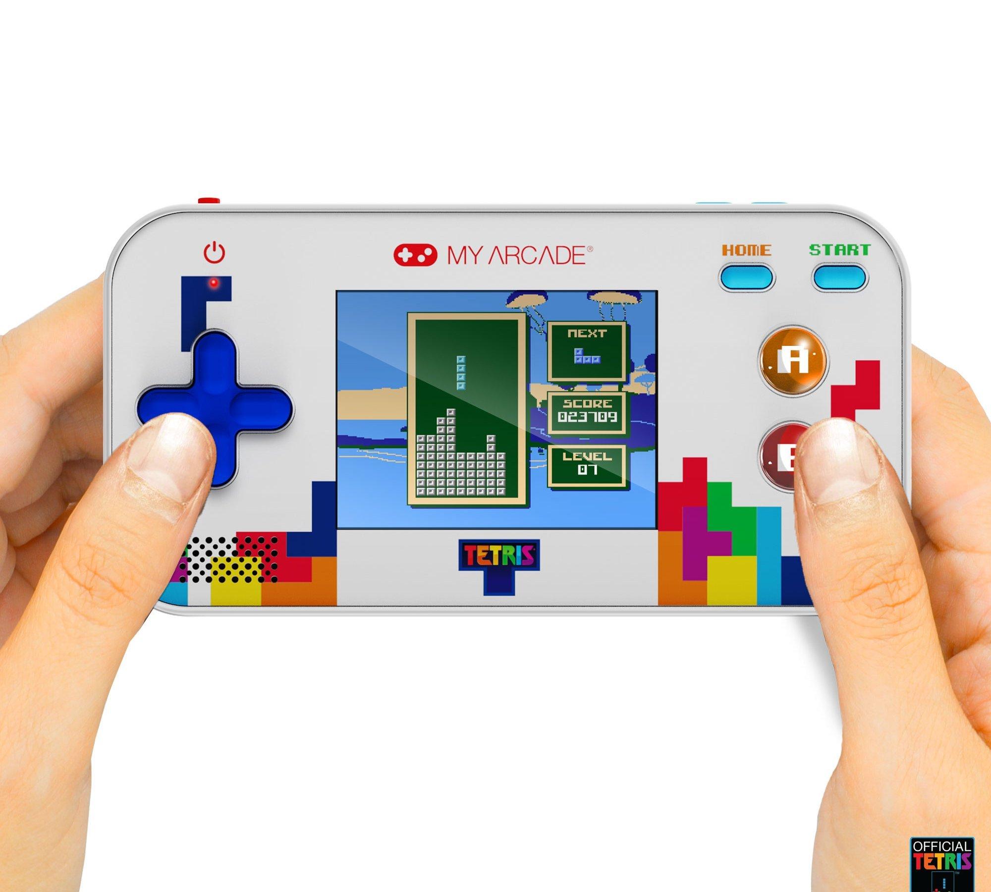 Handheld Game Console with Classical Retro Games Tetris Mario