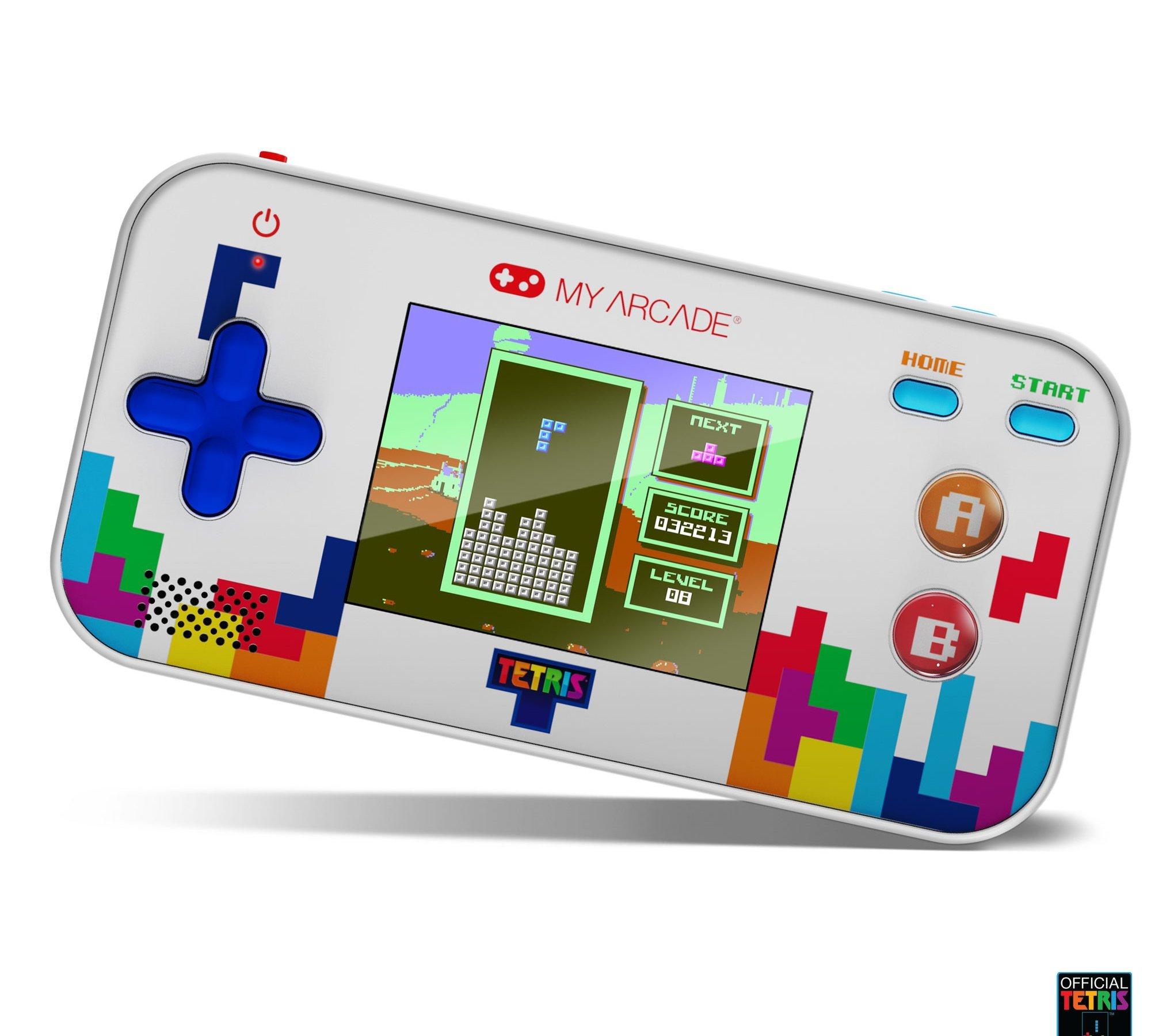 Handheld Game Console with Classical Retro Games Tetris Mario