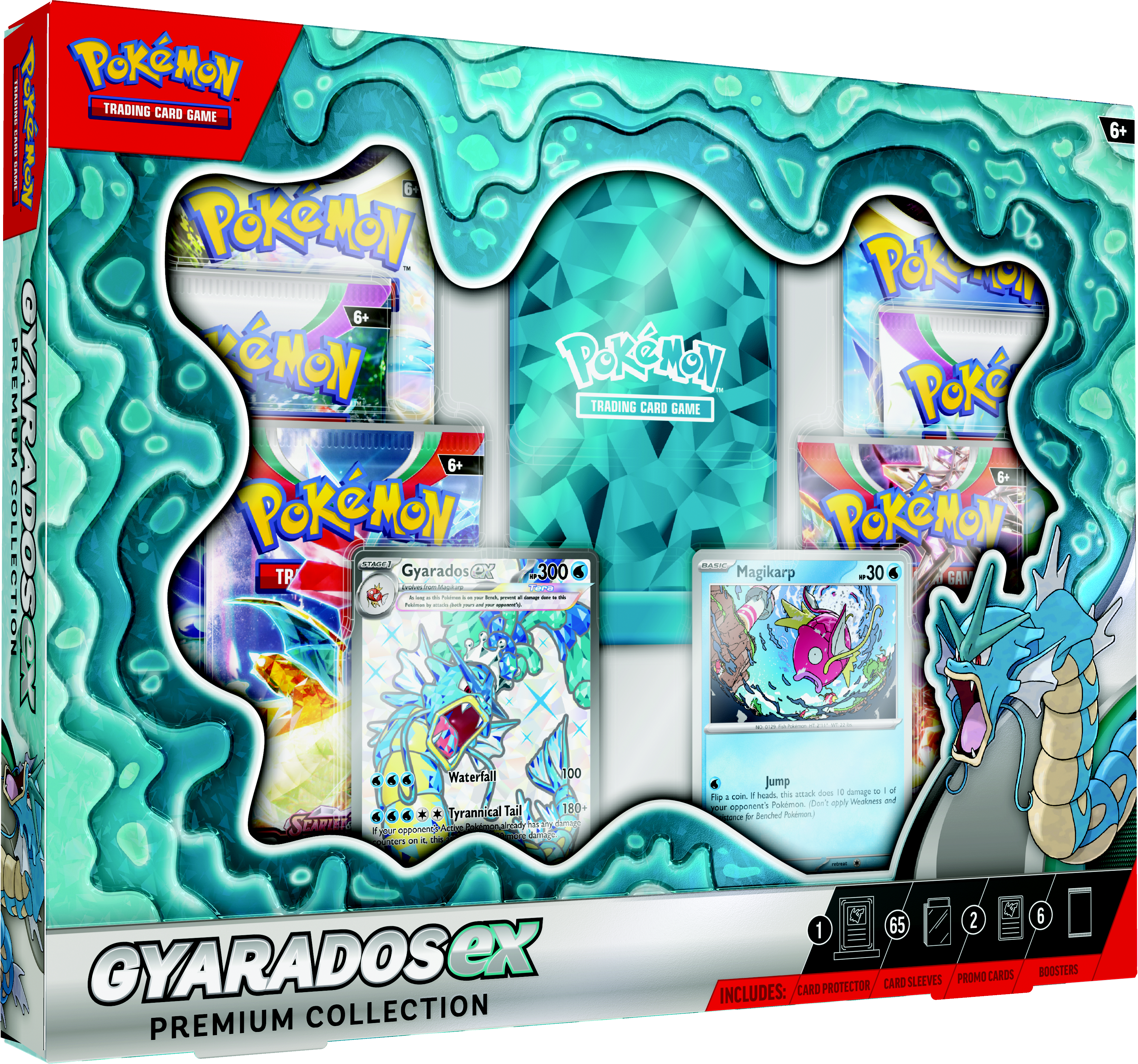 Pokemon Trading Card Game: Gyarados ex Premium Collection - GameStop  Exclusive