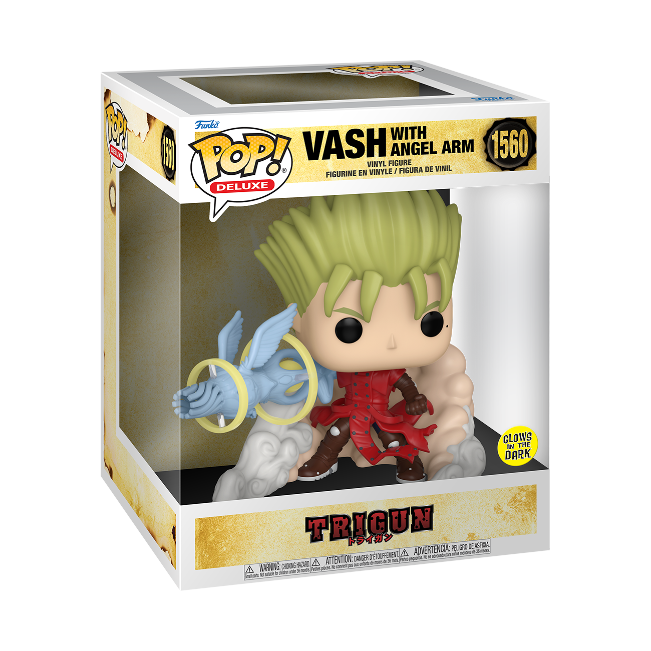 Funko POP! Deluxe Animation: Trigun Vash with Angel Arm 4.85