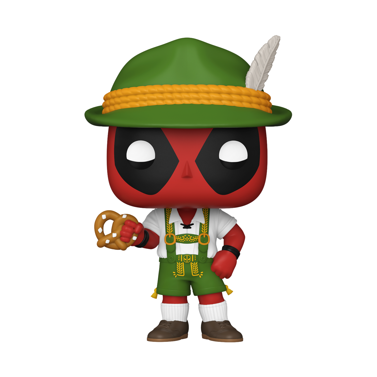 Funko POP! Marvel: Deadpool (Lederhosen) 4.31-in Vinyl Bobblehead Figure