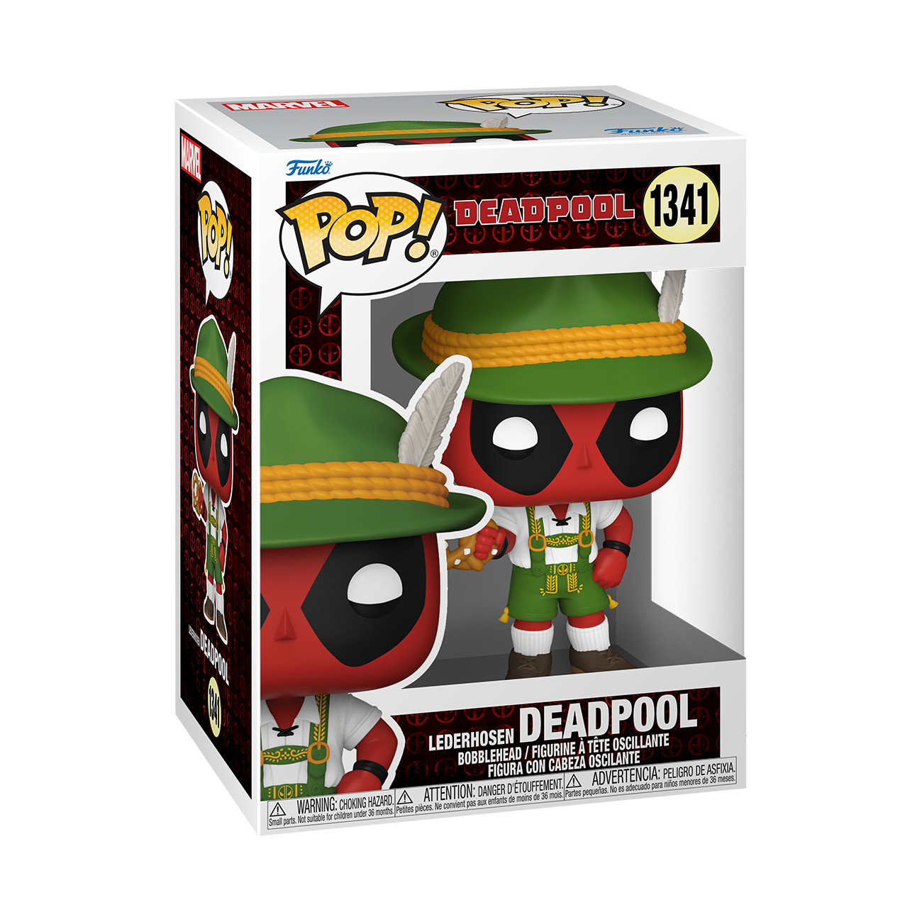 Funko POP! Marvel: Deadpool (Lederhosen) 4.31-in Vinyl Bobblehead Figure