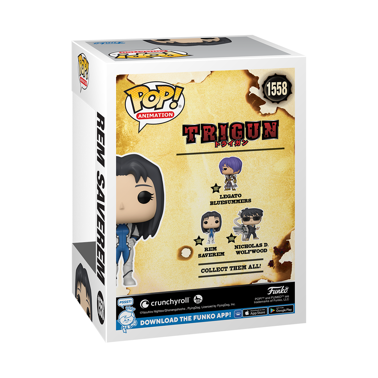 Funko POP! Animation: Trigun Rem Saverem 3.95-in Vinyl Figure