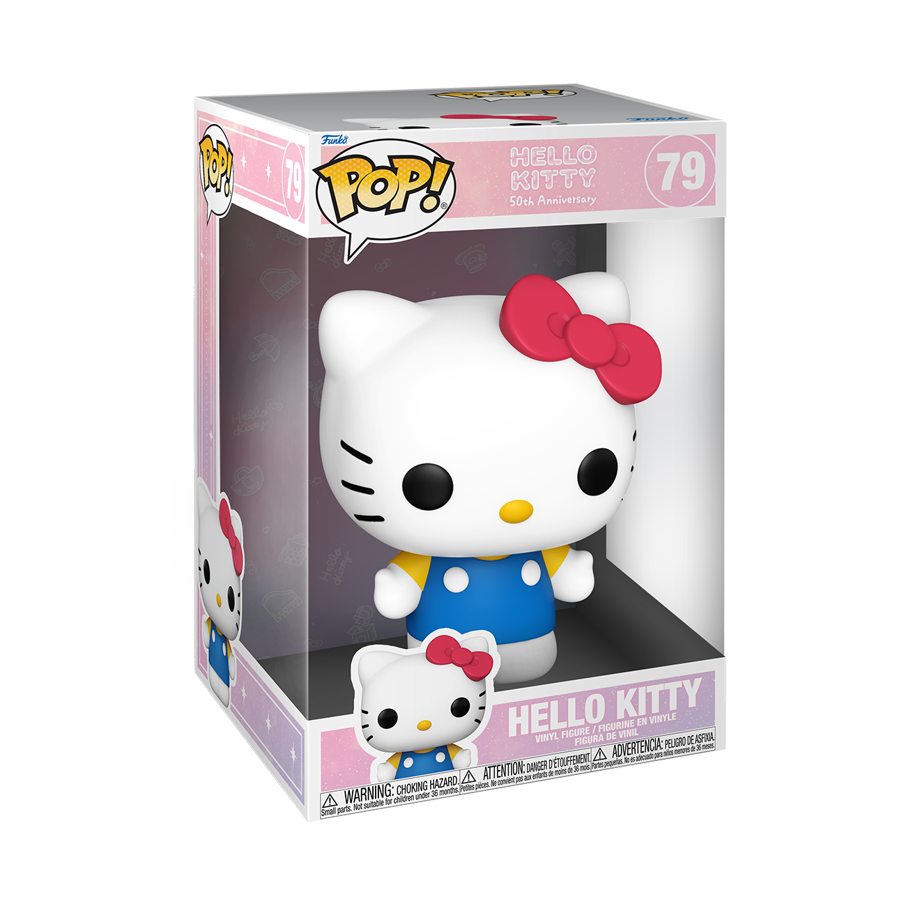 Funko POP! Jumbo: Sanrio Hello Kitty 50th Anniversary - Hello Kitty 8.15-in  Vinyl Figure