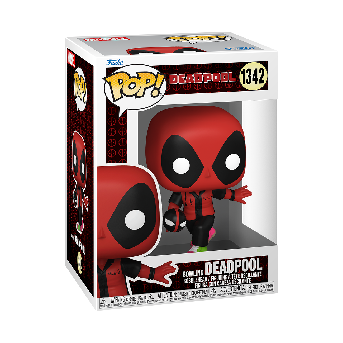 Funko POP! Marvel: Deadpool (Bowling) 3.64-in Vinyl Bobblehead Figure