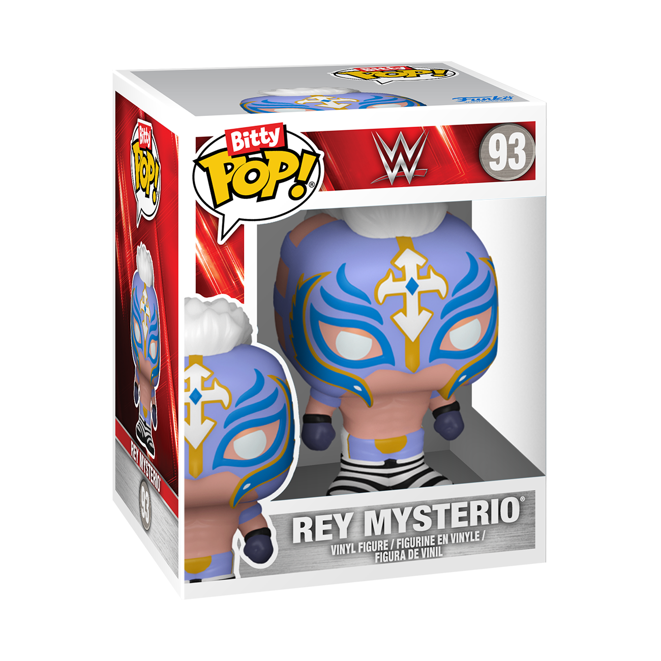 Funko Bitty POP! WWE Vinyl Figure Set 4-Pack (Razor Ramon, Diesel, Rey Mysterio, Mystery Pop!)