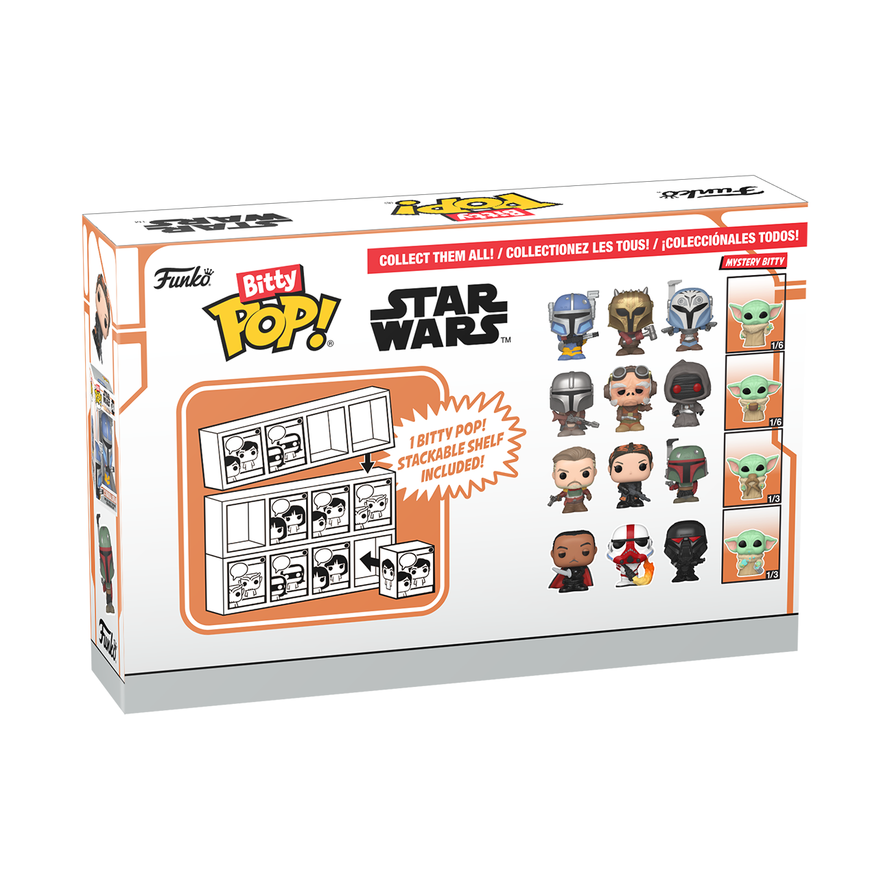 Funko Bitty POP! Star Wars: The Mandalorian (Heavy Mandalorian) Vinyl Figure Set 4-Pack