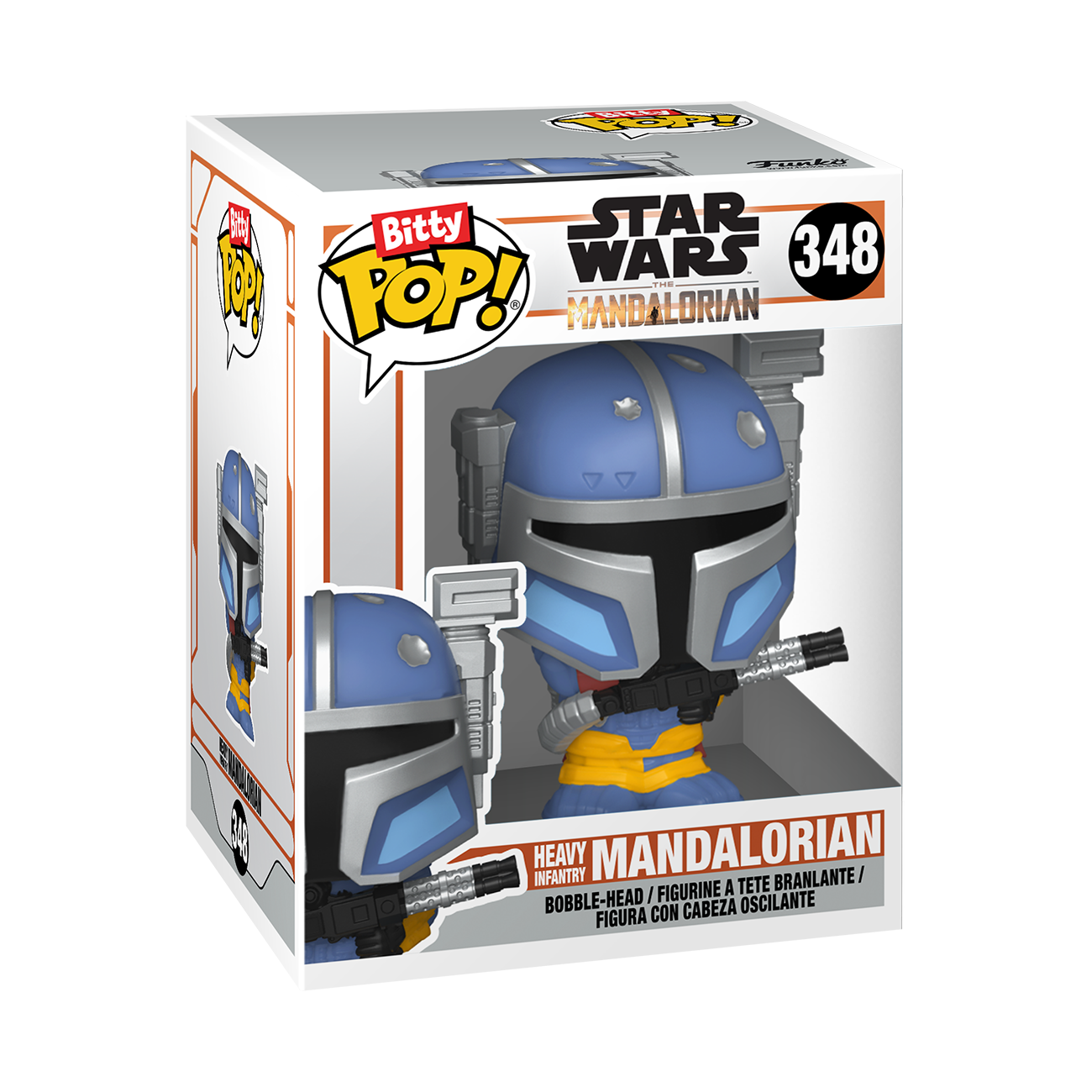 Funko Bitty POP! Star Wars: The Mandalorian (Heavy Mandalorian) Vinyl Figure Set 4-Pack