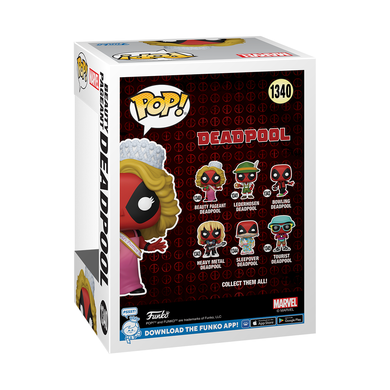 Funko POP! Marvel: Deadpool (Beauty Pageant) 4.53-in Vinyl Bobblehead Figure