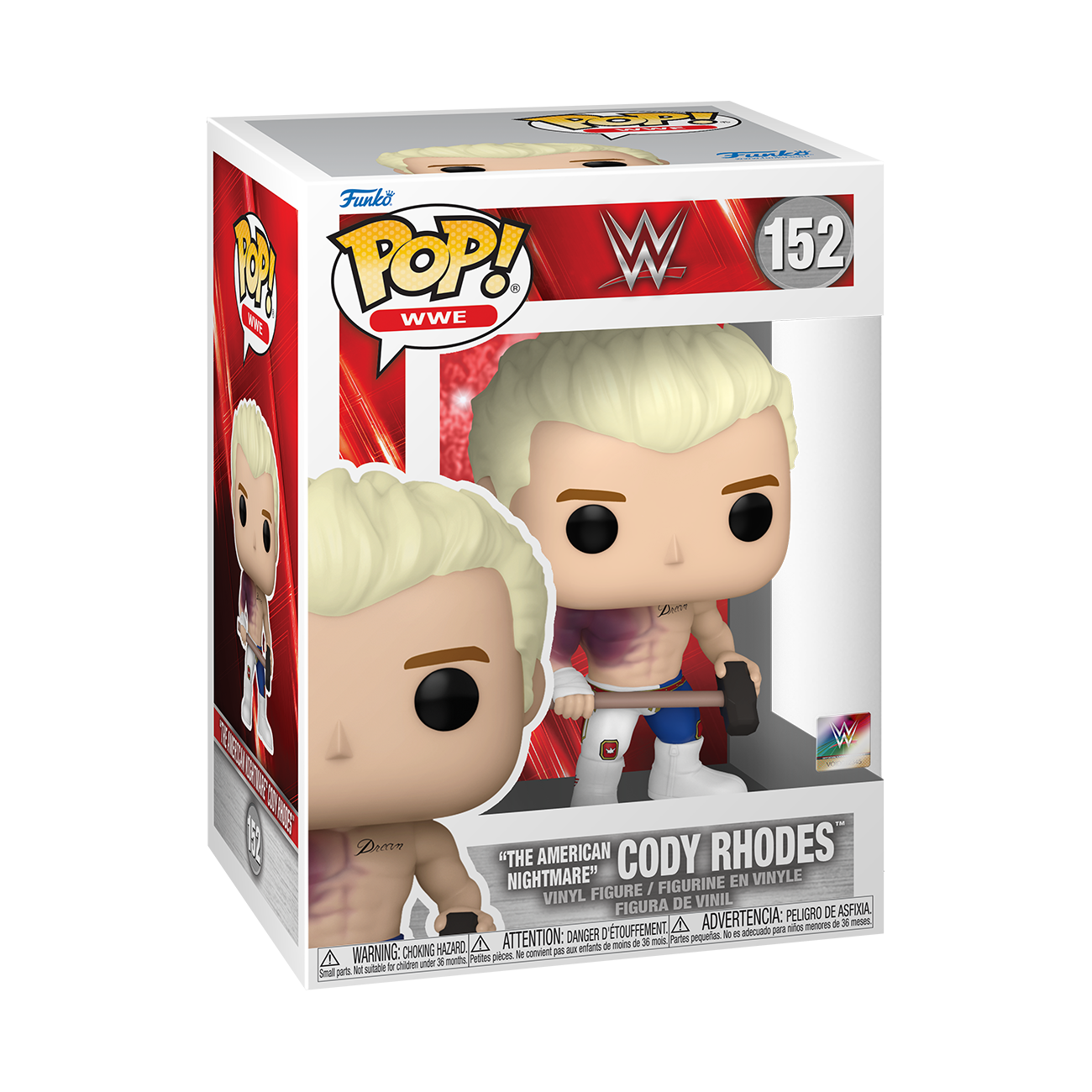 Funko POP! WWE: Cody Rhodes (Hell in a Cell) 4.13-in Vinyl Figure