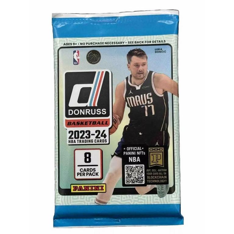 2023-24 Panini NBA Basketball Trading Cards Donruss Booster Pack (8 Cards)