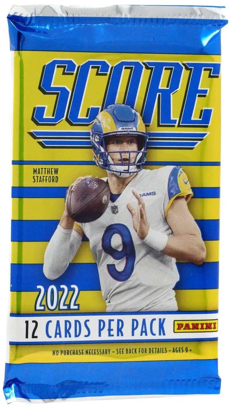 Panini 2022 Score NFL Football Trading Cards Individual Pack