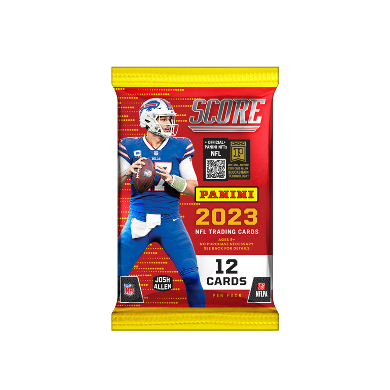 2023 Panini NFL Score Football Trading Cards Individual Pack (12 Cards)