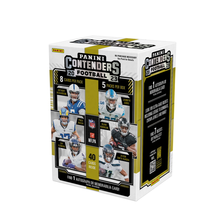 2023-24 Panini NFL Football Trading Cards Contenders Blaster Pack (5 Packs)
