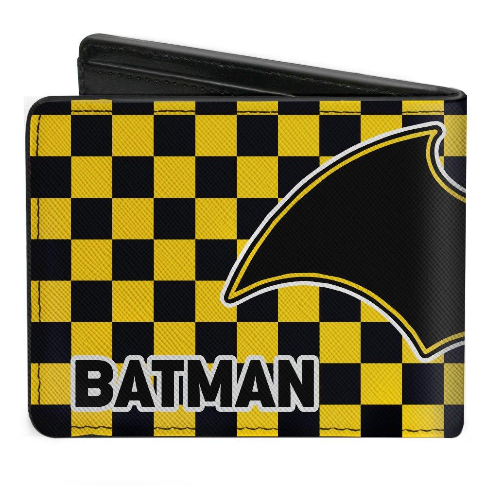 Buckle-Down DC Comics Batman Checkered Bifold Wallet