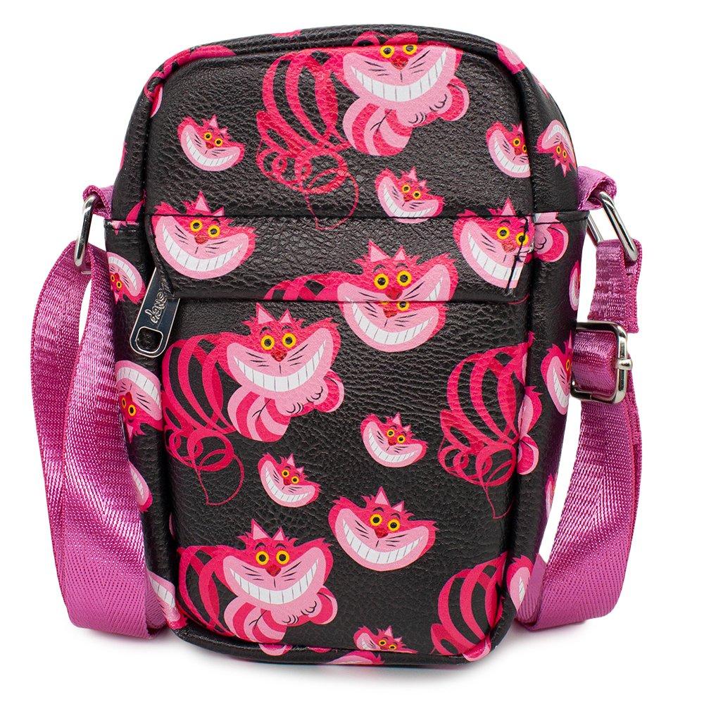 Buckle-Down Disney Alice in Wonderland Chesire Cat Vegan Leather Backpack