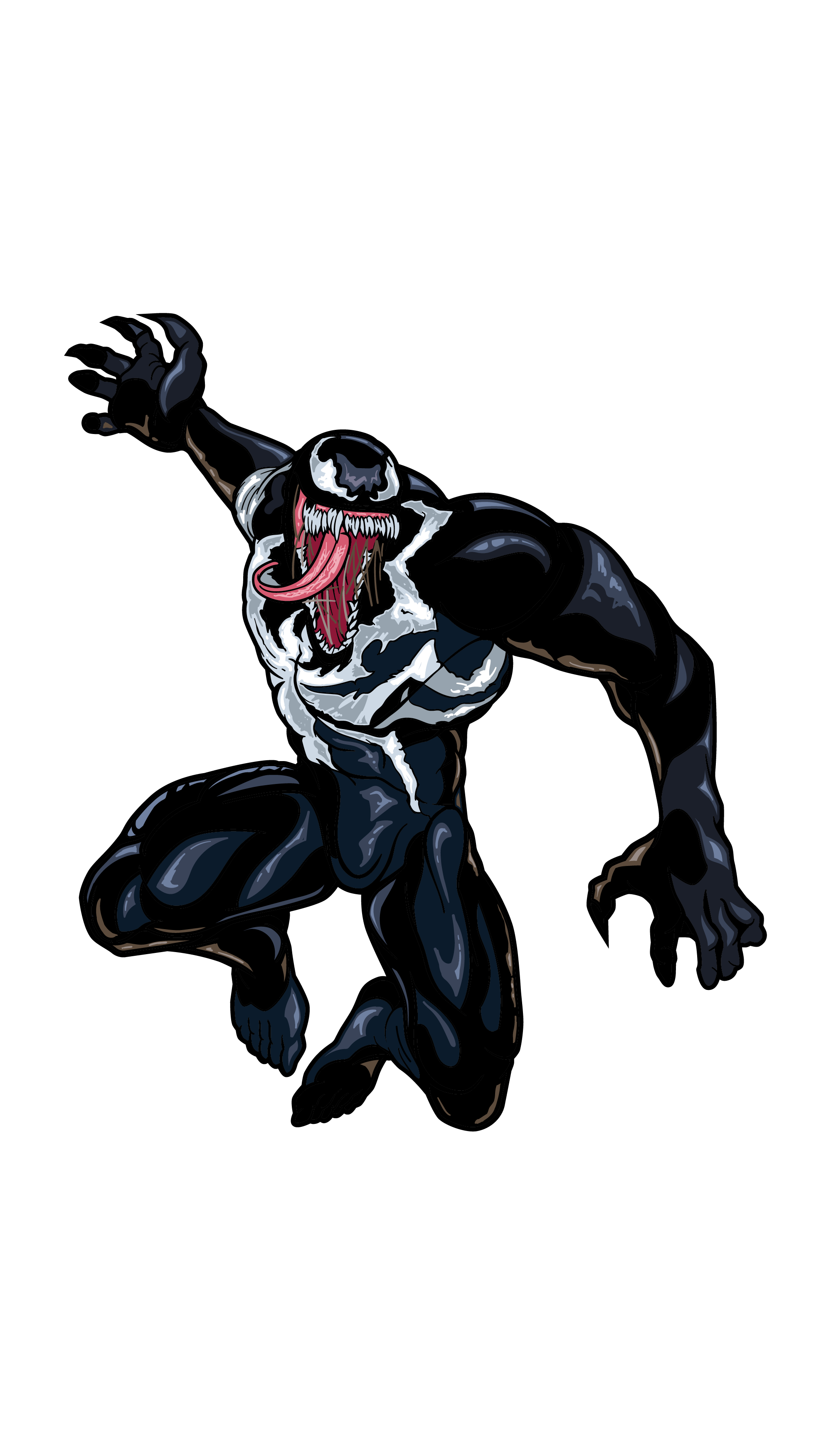 FiGPiN Marvel Venom Collectible 3-in Enamel Pin GameStop Exclusive