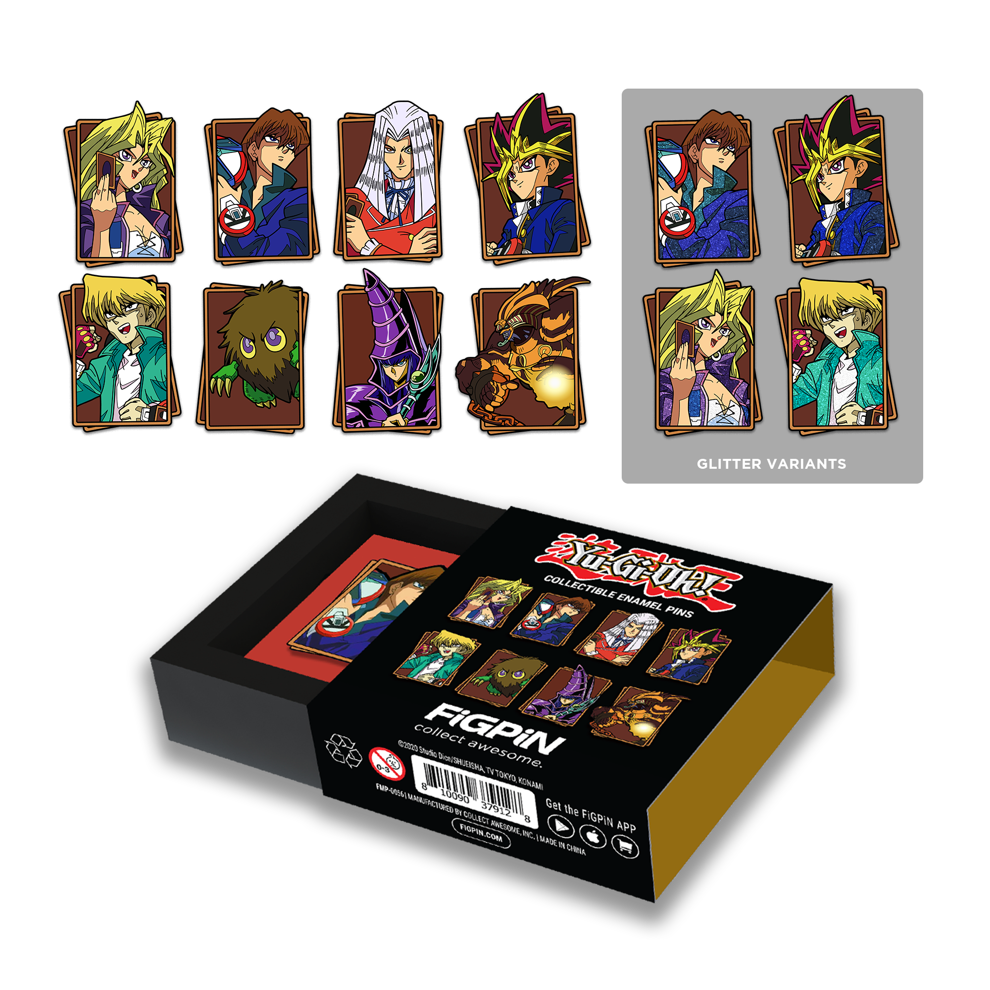 FiGPiN Yu-Gi-Oh! Mystery Collectible Enamel Pin Series 1 (Styles May Vary)