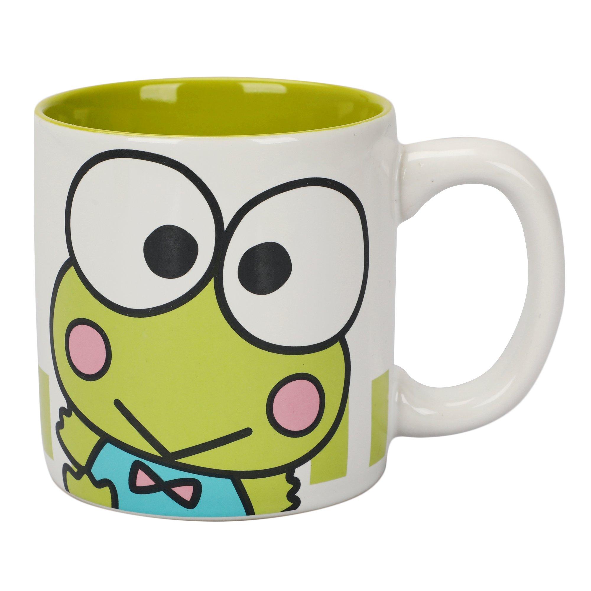 Hello Kitty Friends Universal Studios Coffee Mug Keroppi Green Frog –  Hedgehogs Corner